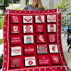 Liverpool F C Quilt Blanket B310505  Quilt and Home Decor