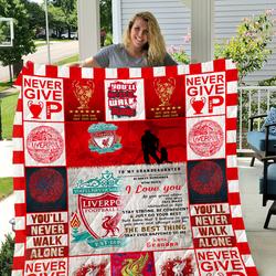 Liverpool - To My Granddaughter - Love Grandpa Quilt and Home Decor