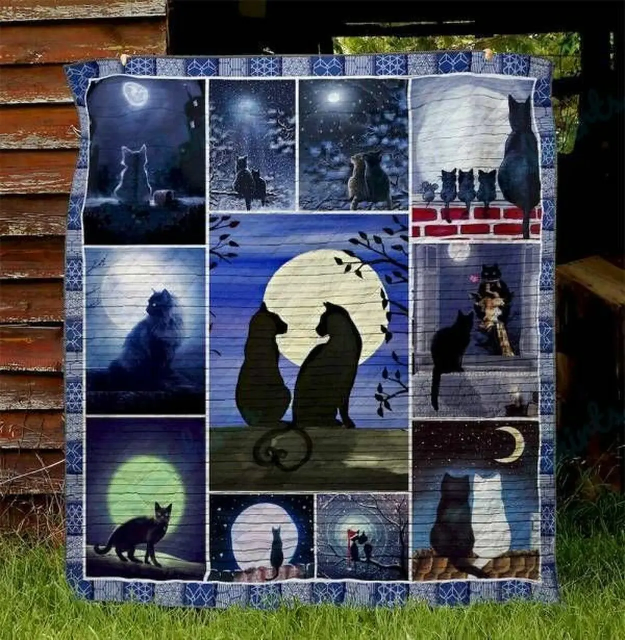 LL Cat Quilt Blanket Ver 01 and Home Decor