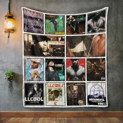 Ll Cool J Album Covers Quilt Blanket and Home Decor