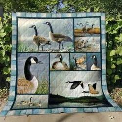 LL Goose Quilt Blanket and Home Decor