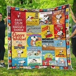 Ll Snoopy Quilt Blanket and Home Decor