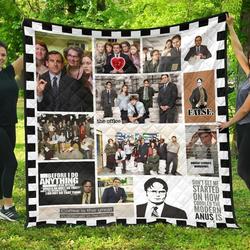 Ll The Office Quilt Blanket For American Sitcom Fan and Home Decor
