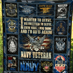 Ll Veteran Quilt Blanket and Home Decor