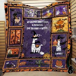 Llama Halloween Blanket Th1909 Quilt and Home Decor