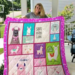 Llama Quilt Blanket Dhc1312605Vt and Home Decor