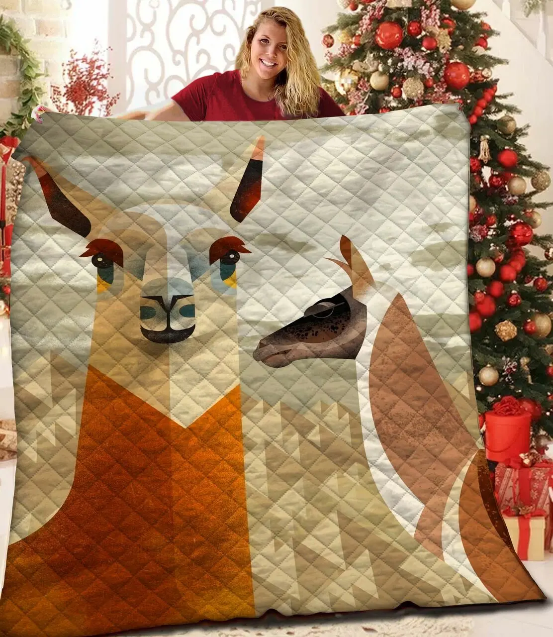 Llama Quilt Evv and Home Decor