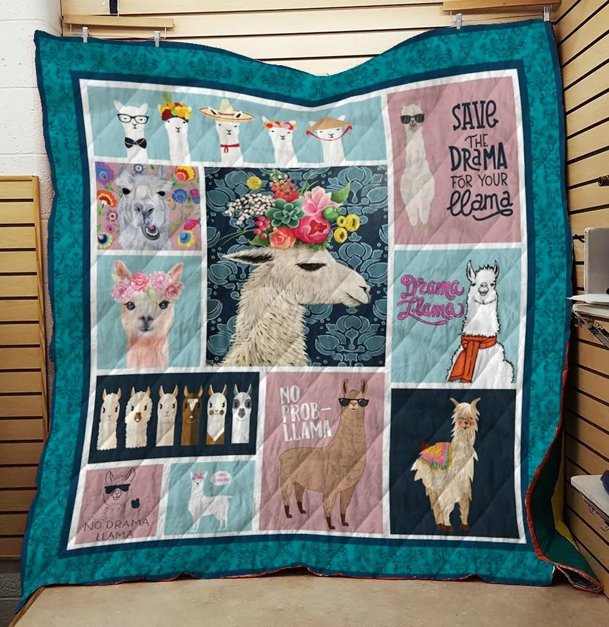 Llama Quilt Ewu and Home Decor