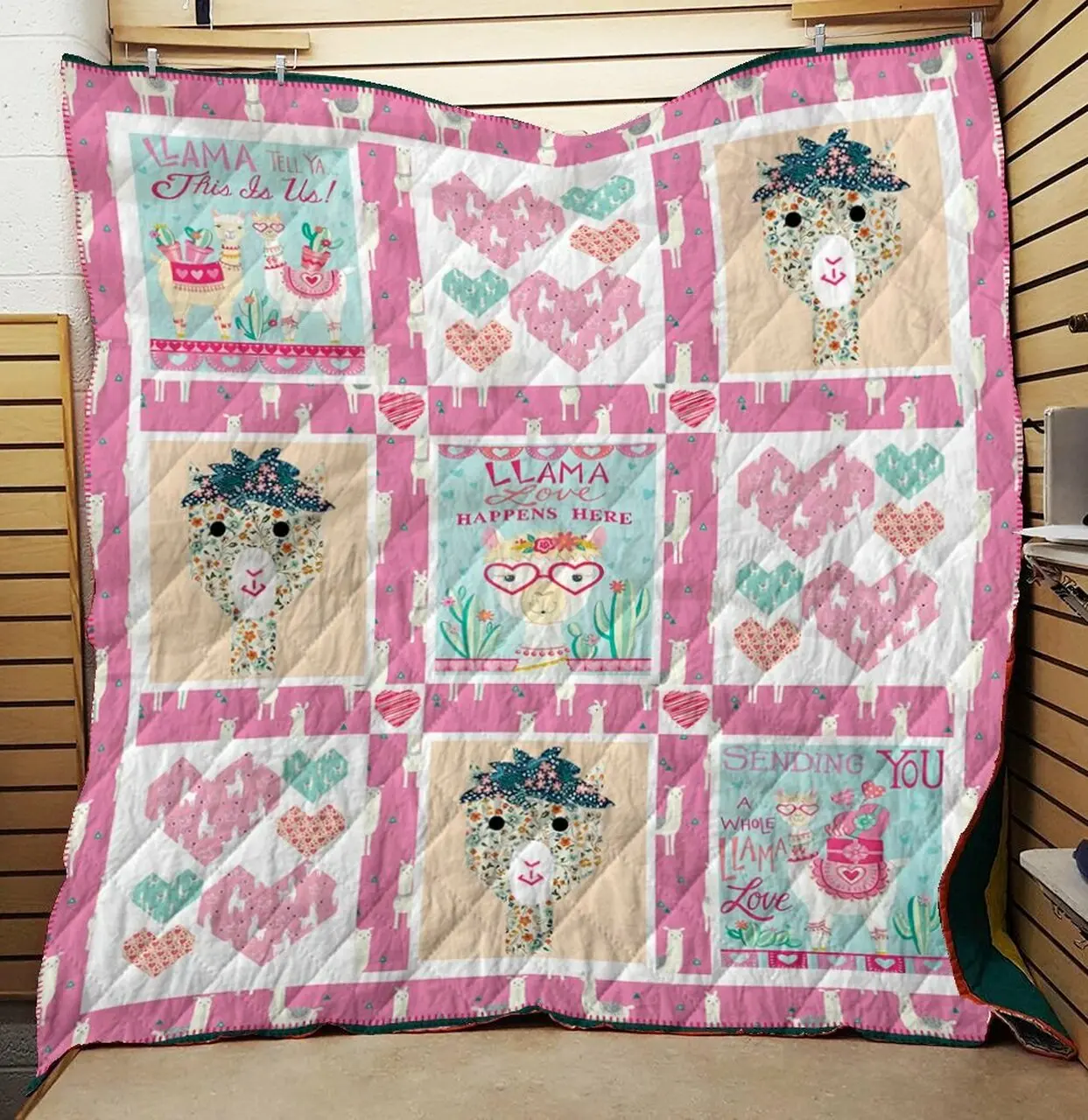 Llama Quilt Exe and Home Decor