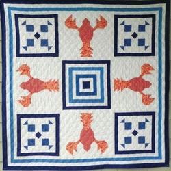 Lobster Hur Quilt ao and Home Decor