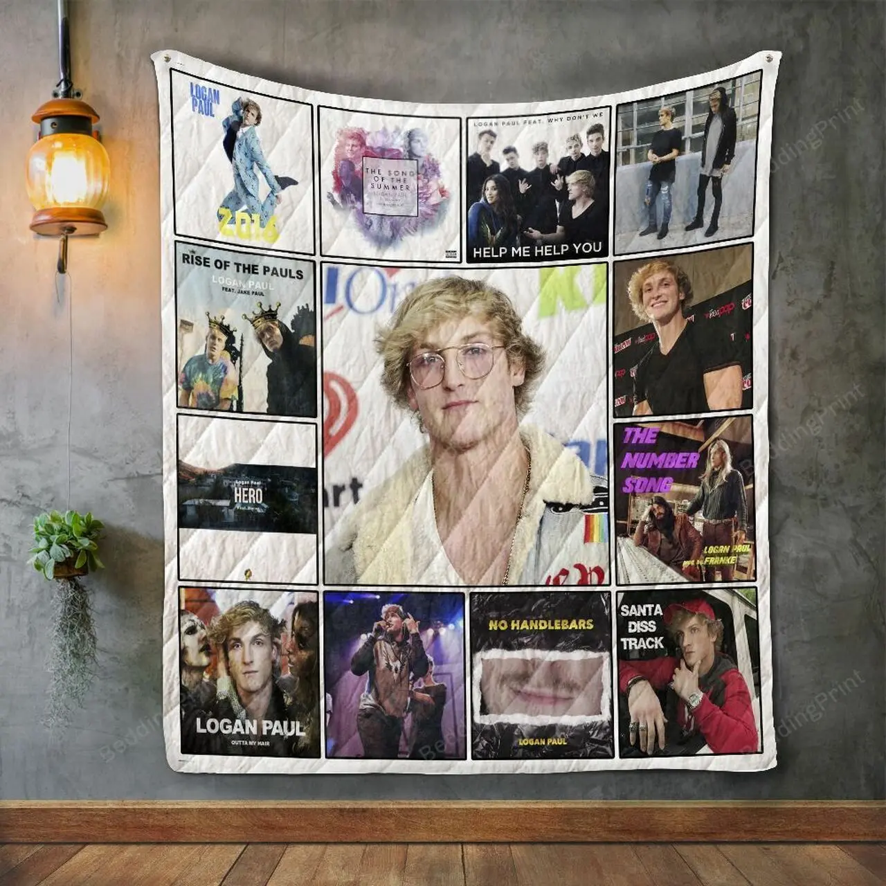 Logan Paul Album Covers Quilt Blanket and Home Decor
