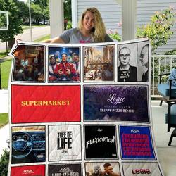 Logic Quilt Blanket and Home Decor