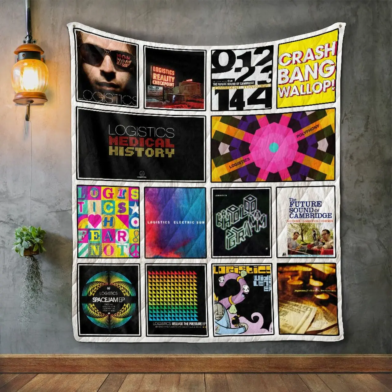 Logistics Album Covers Quilt Blanket and Home Decor