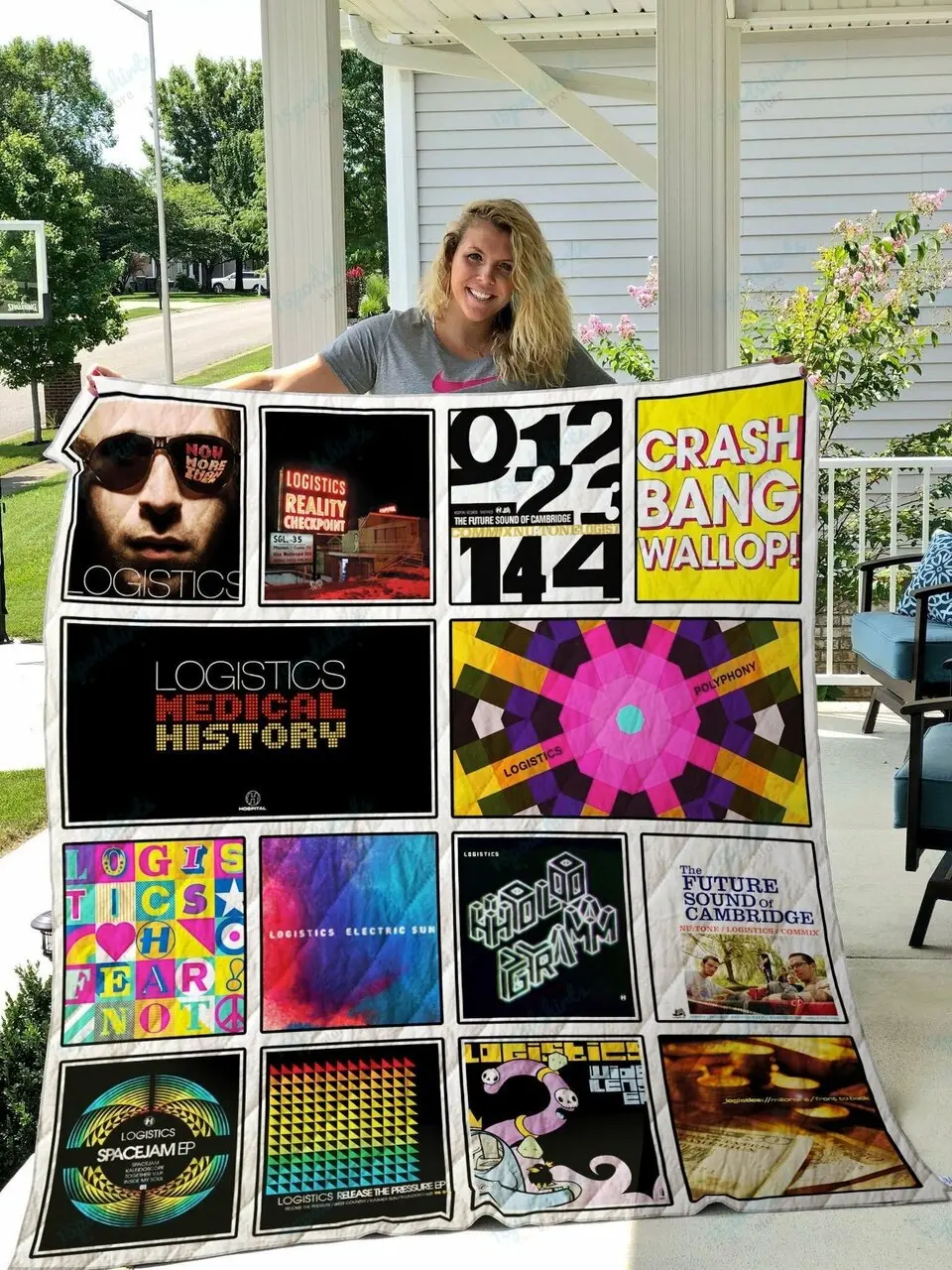 Logistics Quilt Blanket and Home Decor