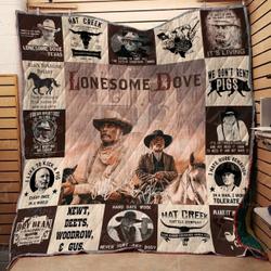 Lonesome Dove Quilt Blanket 01773 and Home Decor