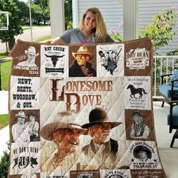 Lonesome Dove Quilt Blanket and Home Decor