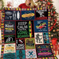 Longboarding Quilt Blanket BBB121104MH and Home Decor