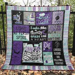Look Like A Beauty Spike Like A Beast Pkt240630 Quilt Blanket and Home Decor
