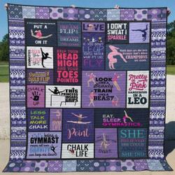 Look Like A Beauty Train Like A Beast Quilt Blanket Py68  Quilt and Home Decor