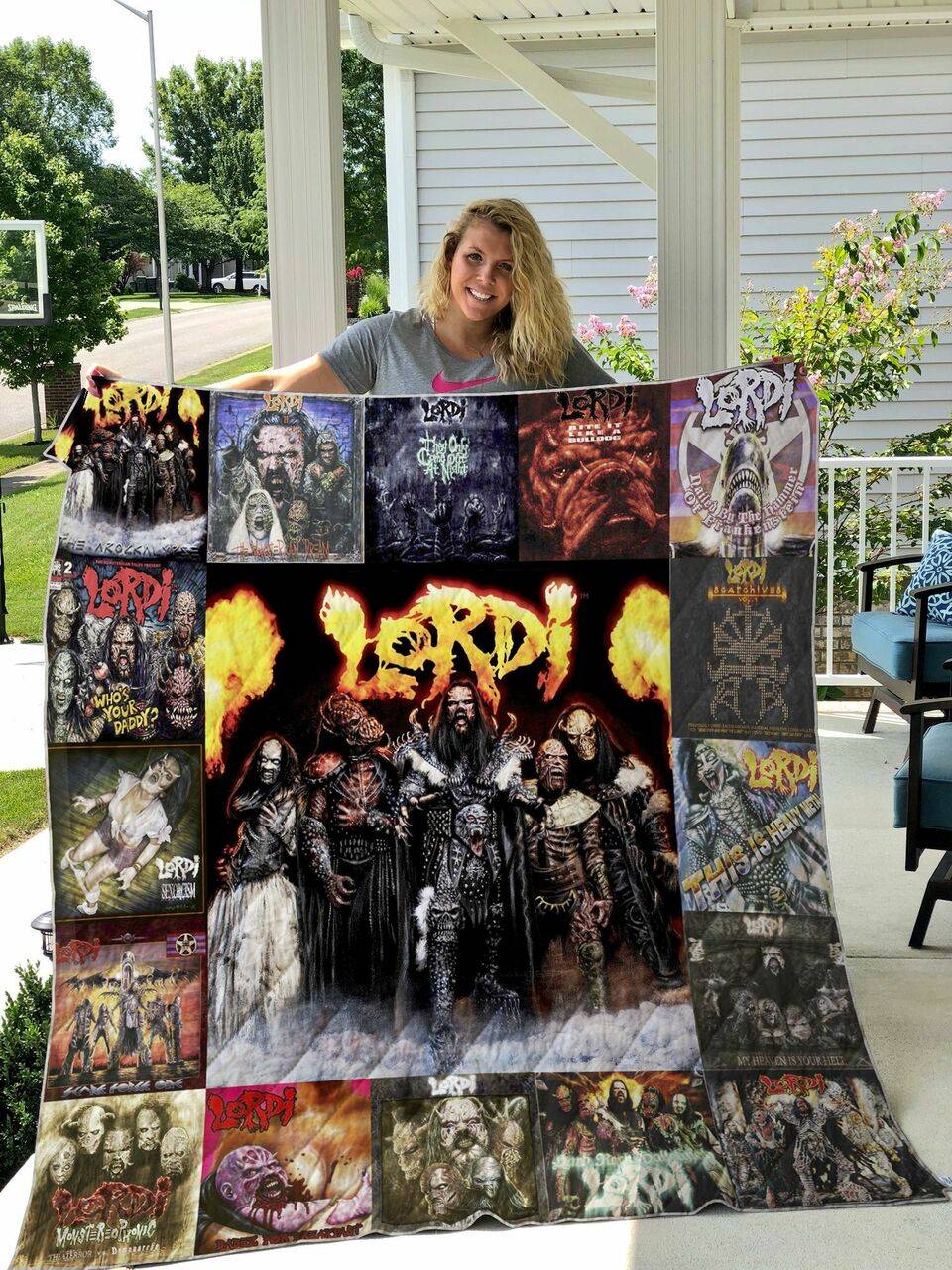 Lordi Quilt Blanket and Home Decor