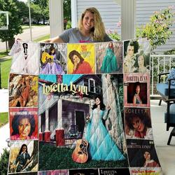 Loretta Lynn Quilt Blanket 0791 and Home Decor