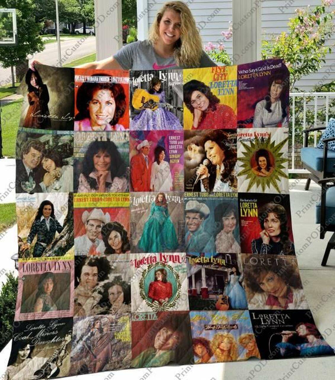 Loretta Lynn Quilt Blanket Limited Quilt Blanket and Home Decor