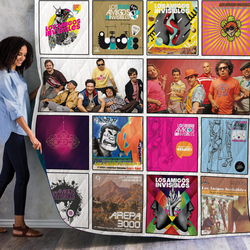 Los Amigos Invisibles Albums Quilt Blanket Ver14 and Home Decor