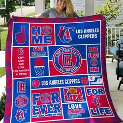 Los Angeles Clippers Quilt Blanket B200621  Quilt and Home Decor