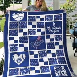Los Angeles Dodgers 1 Blanket Th1607 Quilt and Home Decor