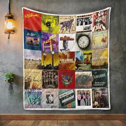 Los Lobos Album Covers Quilt Blanket and Home Decor