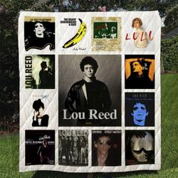 Lou Reed Quilt Blanket and Home Decor