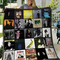 Lou Reed Quilt Blanket Hvt040615  Quilt and Home Decor