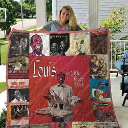 Louis Armstrong Albums Quilt Blanket For Fans Ver 17 and Home Decor