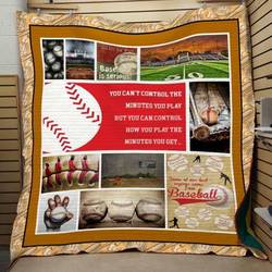 Love Baseball Quilt Blanket  Quilt and Home Decor