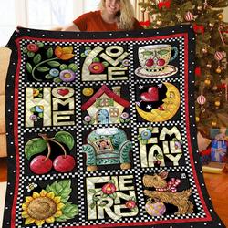 Love Home Ily End Quilt Ehf and Home Decor