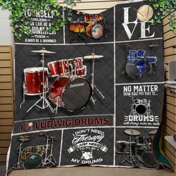 Love Ludwig Drums Like Quilt Blanket Dhc1402994Td and Home Decor
