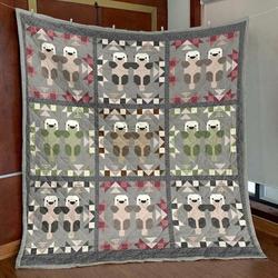 Love Otters Clt180648 Quilt Blanket and Home Decor