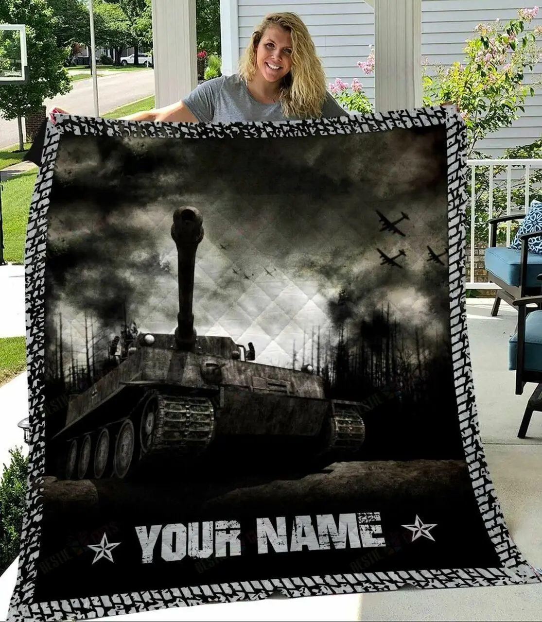 Love Tank Like Quilt Blanket and Home Decor
