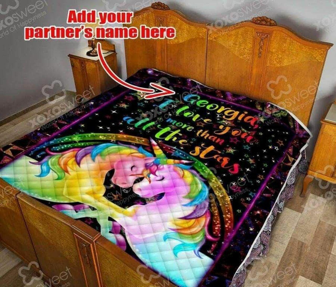 Love You G Quilt Ps and Home Decor