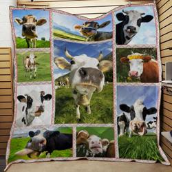 Lovely Cows Awesome Quilt Dsf and Home Decor