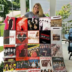 Loverboy Quilt Blanket and Home Decor
