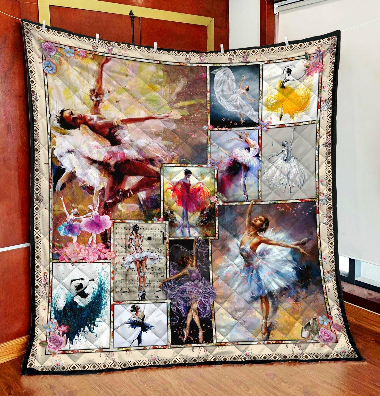 Loving Ballet Arts Quilt Blanket TNA10172001ST and Home Decor