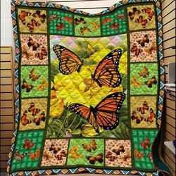 Ltr Butterfly You Light Up My Life Quilt Aho and Home Decor