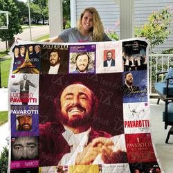 Luciano Pavarotti Quilt Blanket 01042 and Home Decor