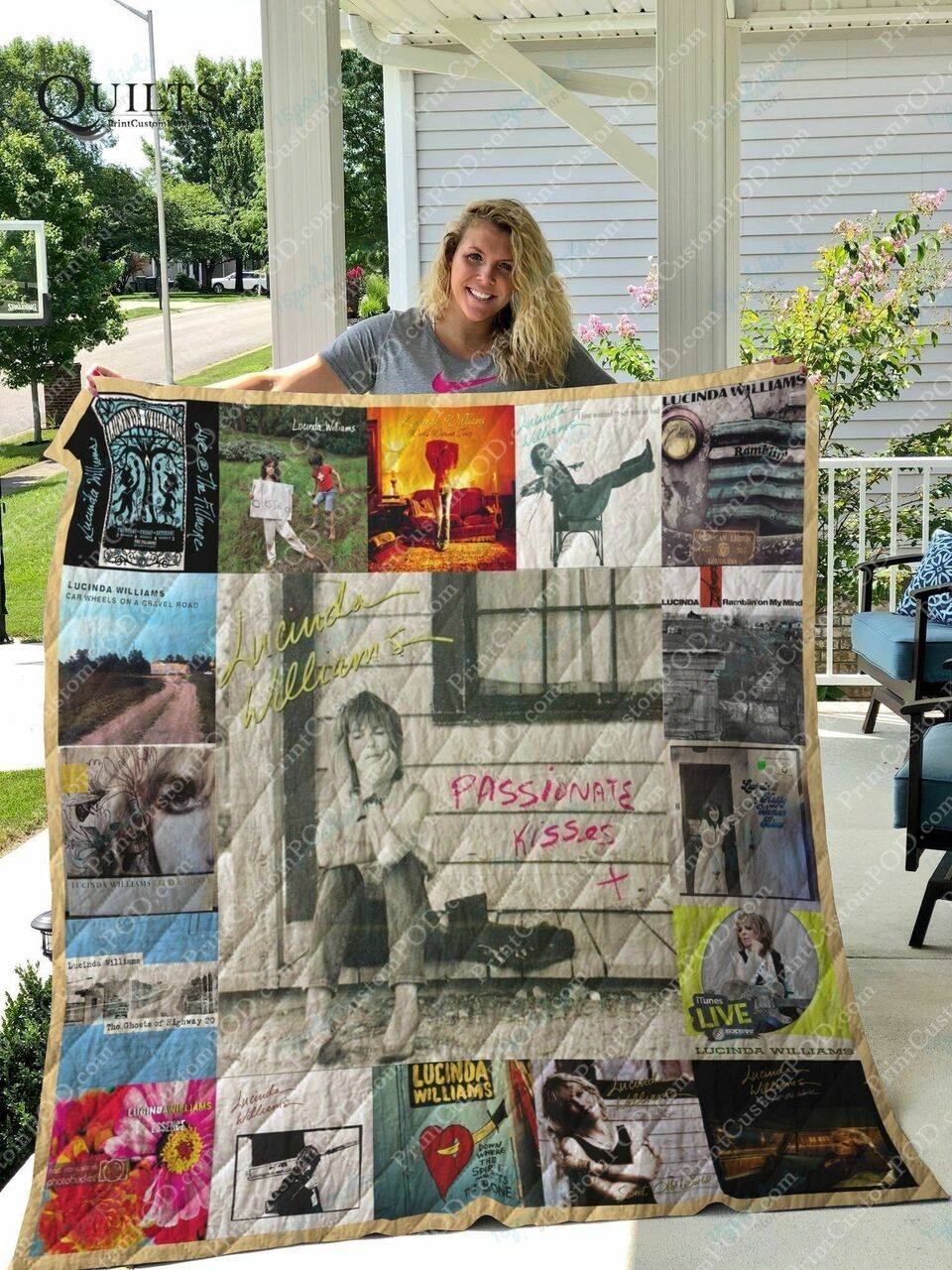 Lucinda Williams Albums Quilt Blanket For Fans Ver 17 and Home Decor