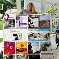 Lucinda Williams Quilt Blanket and Home Decor