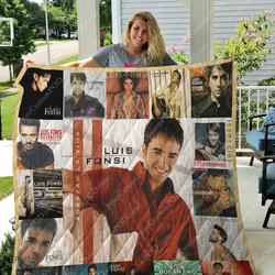 Luis Fonsi Albums Quilt Blanket For Fans Ver 17 and Home Decor