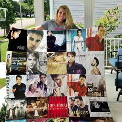 Luis Fonsi Quilt Blanket and Home Decor