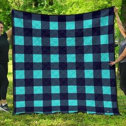 Lumberjack Blue Cl12100416Mdq Quilt Blanket and Home Decor