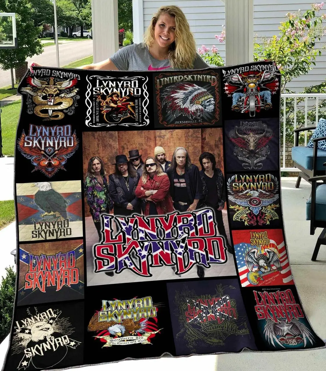 Lynyrd Skynyrd Blanket Th0207 Quilt and Home Decor